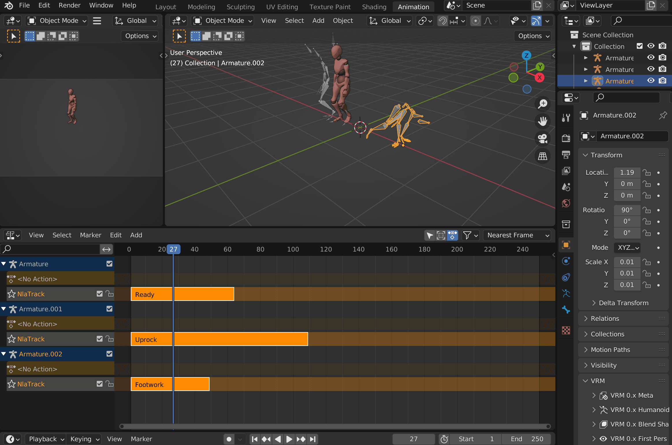 Nonlinear Animation Editor Actions